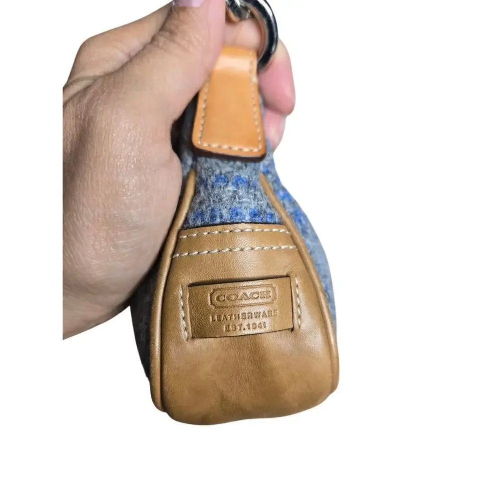 Coach Y2K Vintage Coach Mini Hampton Plaid Buckle Demi Hobo